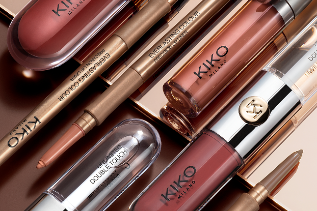 Brown, pink, nude, and red lipsticks